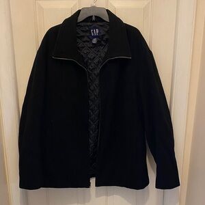 GAP Classic Black Zip-Up Jacket